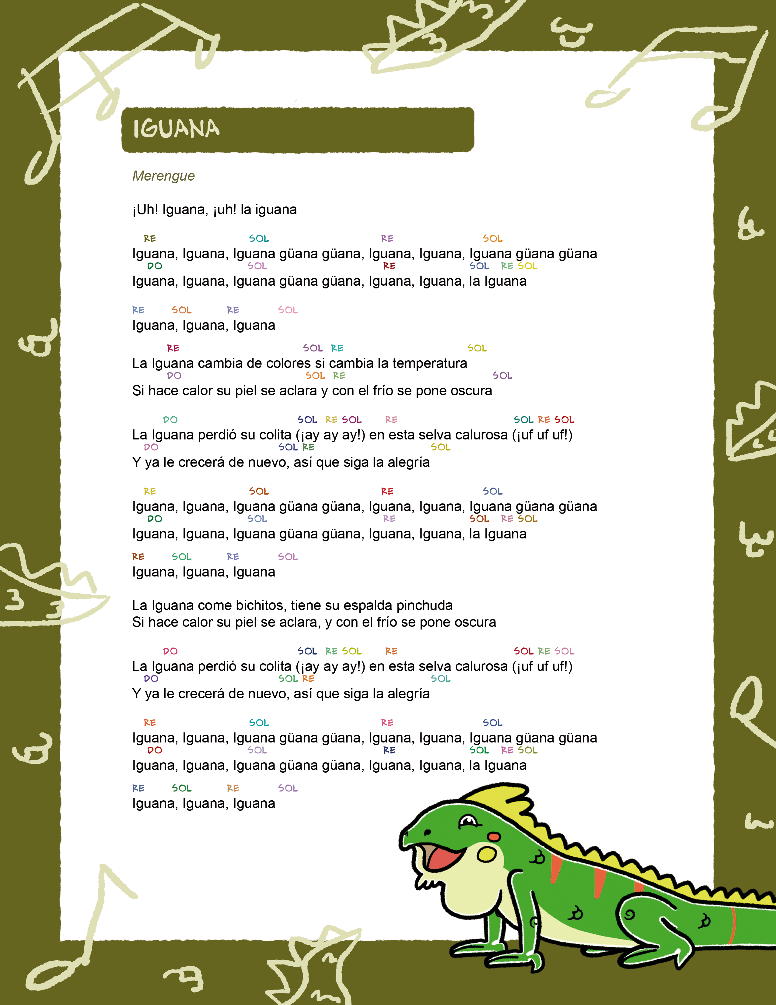 Cancionero Iguana